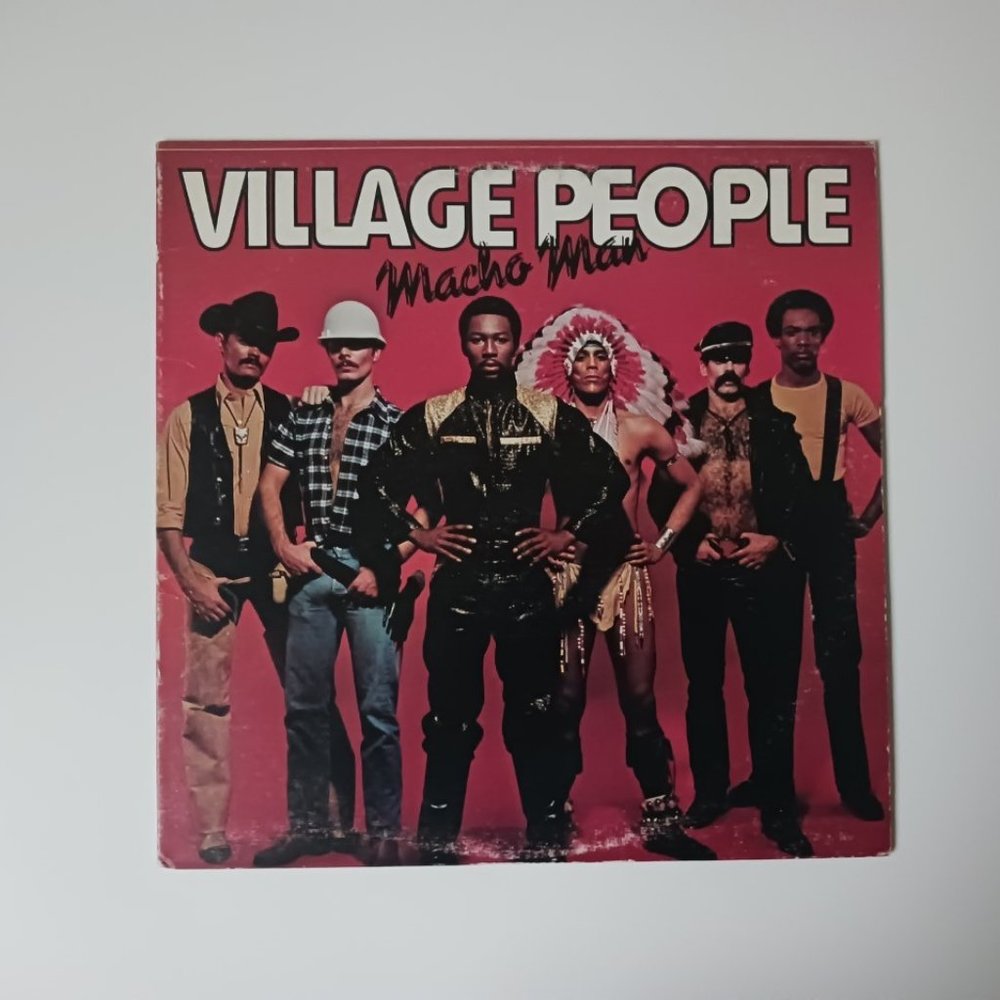 Vintage Village People Macho Man vinyl record, 1978 original first pressing